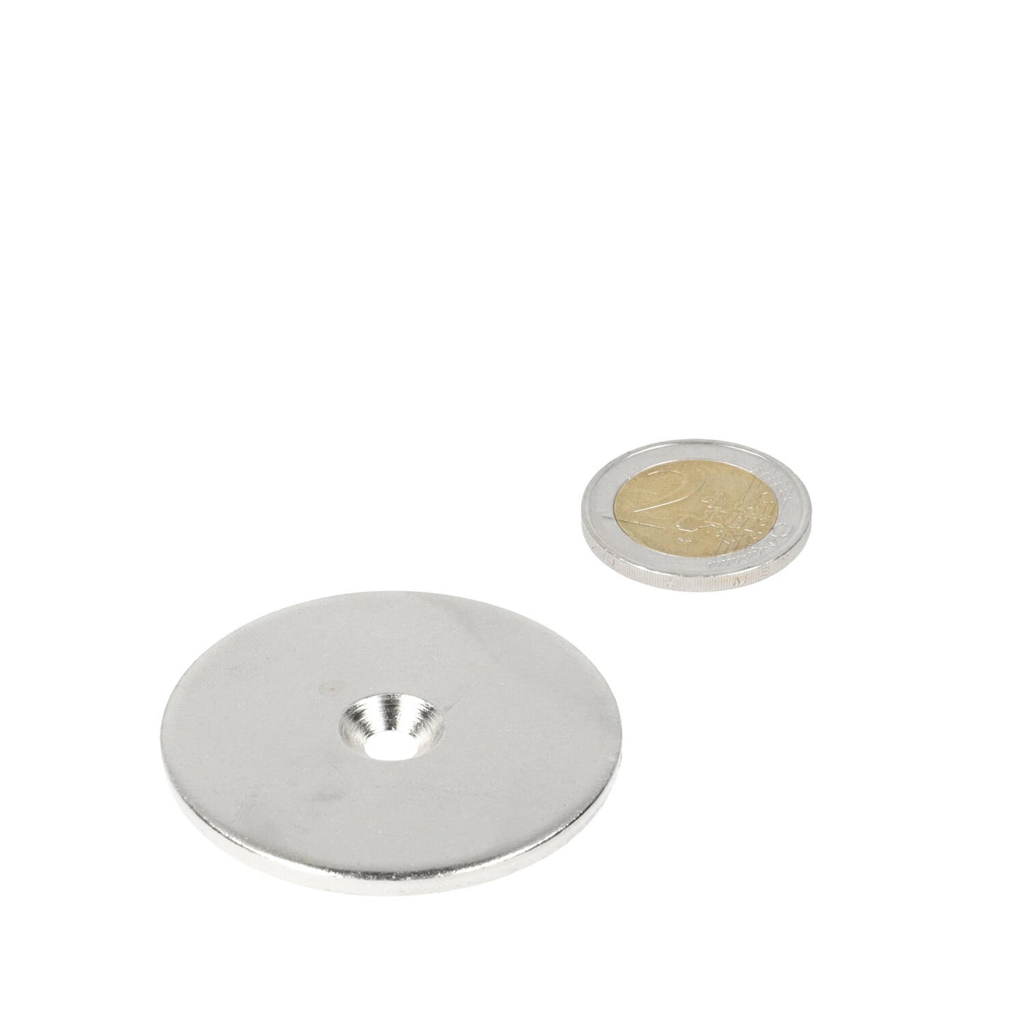Stalen Ring Ø48 x Ø11 x 3 mm met boor-/verzinkgat (geen magneet)