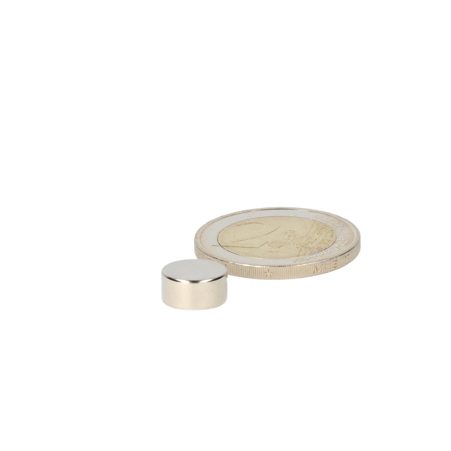 Neodymium Schijfmagneet Ø10 x 4 mm N48 NiCuNi
