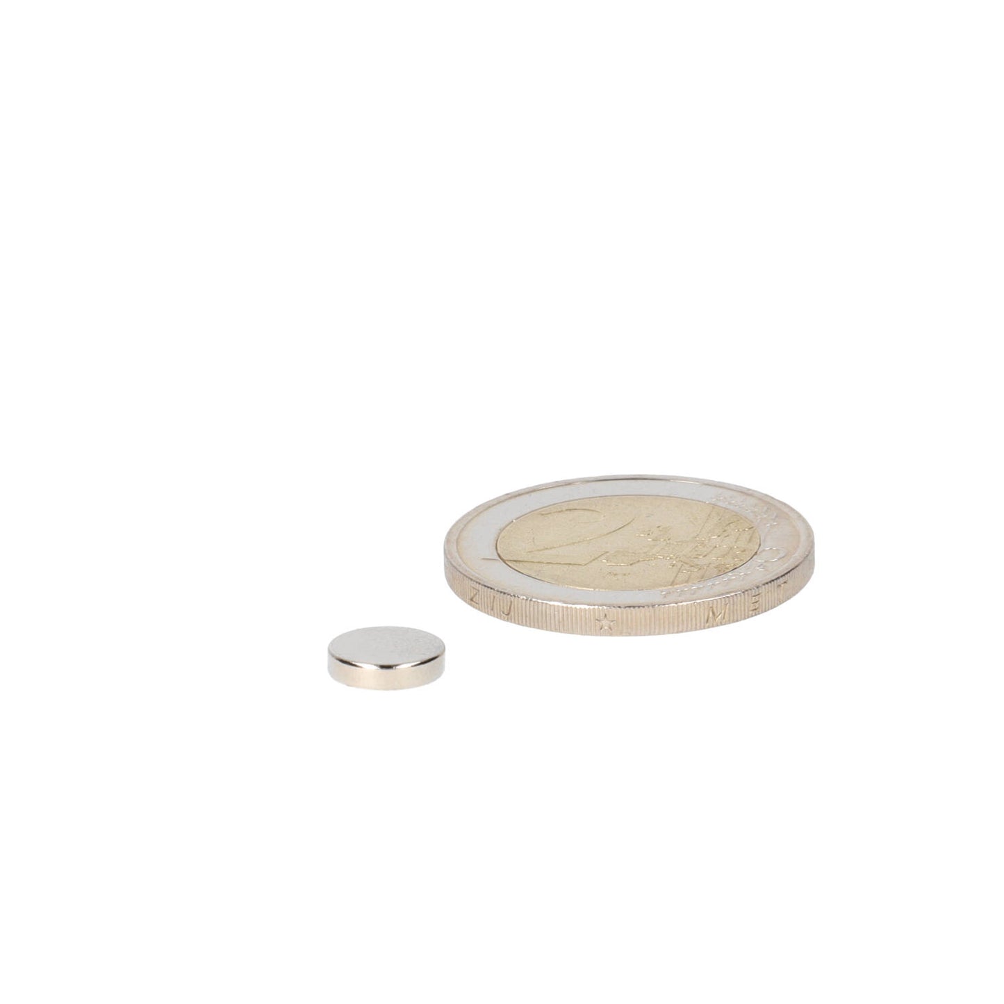 Neodymium Schijfmagneet Ø8 x 2 mm N52 NiCuNi