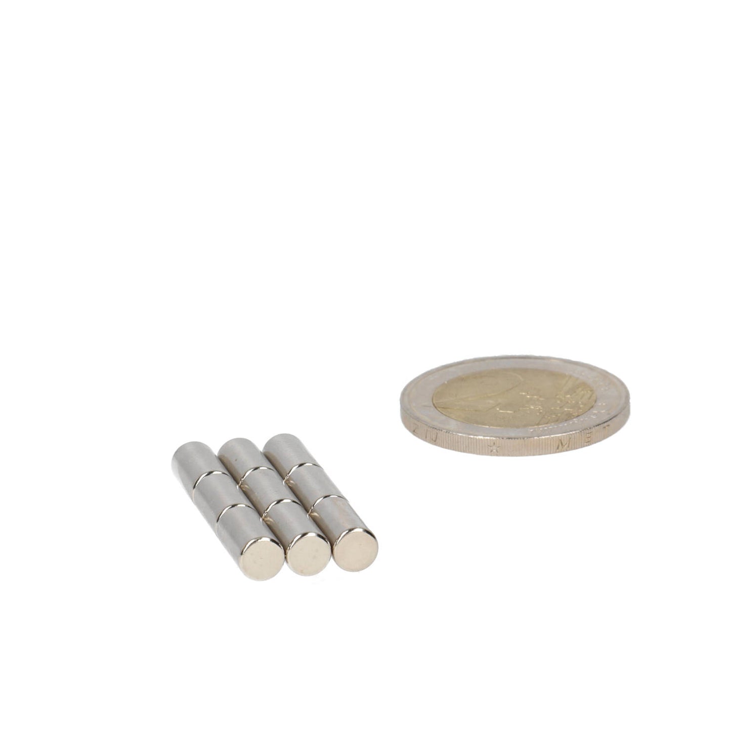 Neodymium Staafmagneet Ø5 x 10 mm N48 NiCuNi