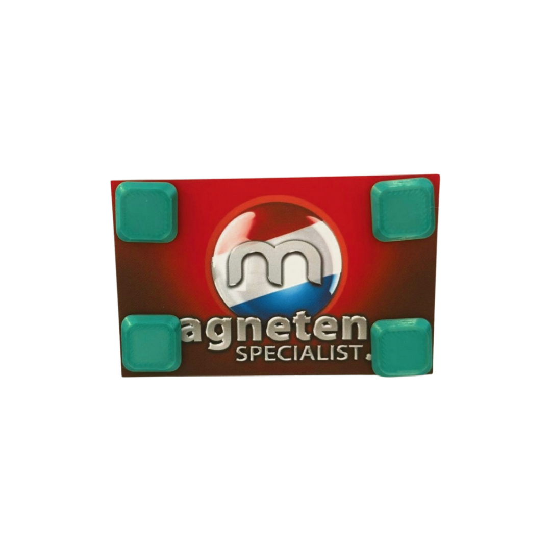 Startnummer magneten voor hardlopers (set: 8 stuks)