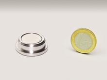 Memomagneet ø25 mm Magneet N48 NiCuNi