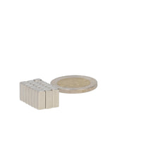 Neodymium Blokmagneet 10 x 4 x 3 mm N50 NiCuNi