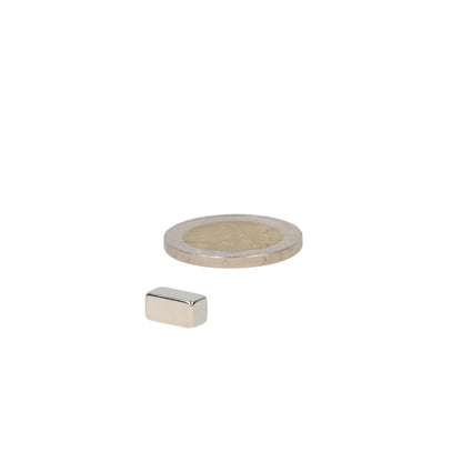Neodymium Blokmagneet 10 x 5 x 5 mm N48 NiCuNi