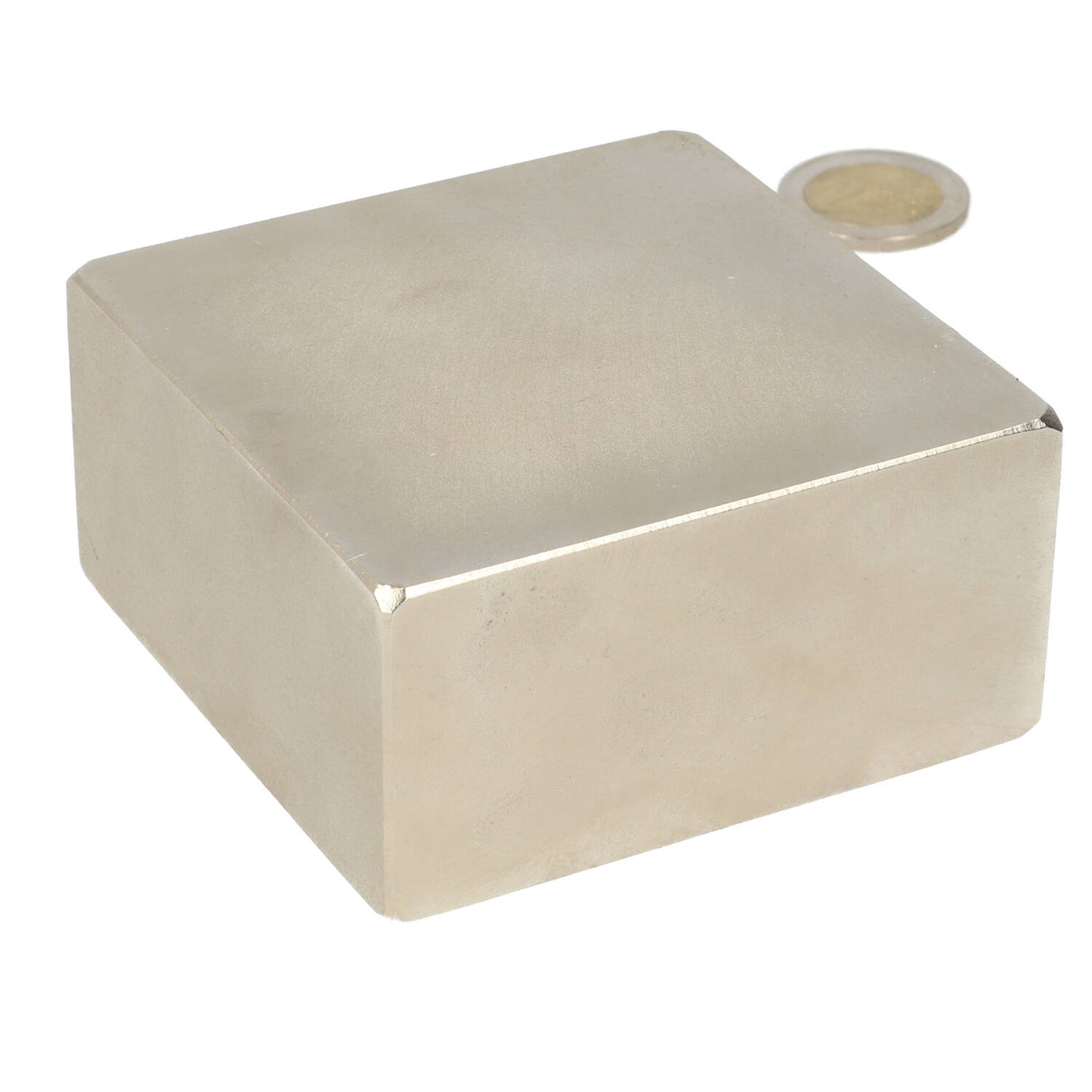 Neodymium Blokmagneet 100 x 100 x 50 mm N50 NiCuNi
