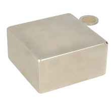 Neodymium Blokmagneet 100 x 100 x 50 mm N50 NiCuNi