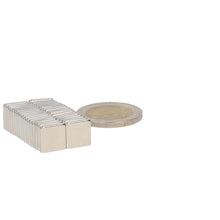 Neodymium Blokmagneet 10 x 10 x 2 mm N48 NiCuNi