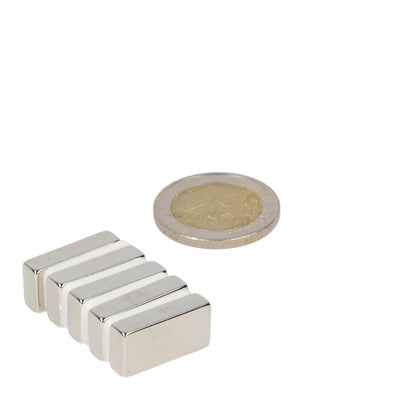 Neodymium Block Magnet 20x10x5 mm