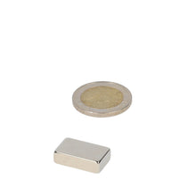 Neodymium Blokmagneet 20 x 12 x 6 mm N45 NiCuNi