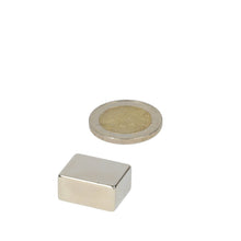 Neodymium Blokmagneet 20 x 15 x 10 mm N48 NiCuNi