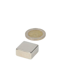 Neodymium Blokmagneet 20 x 20 x 10 mm N48 NiCuNi