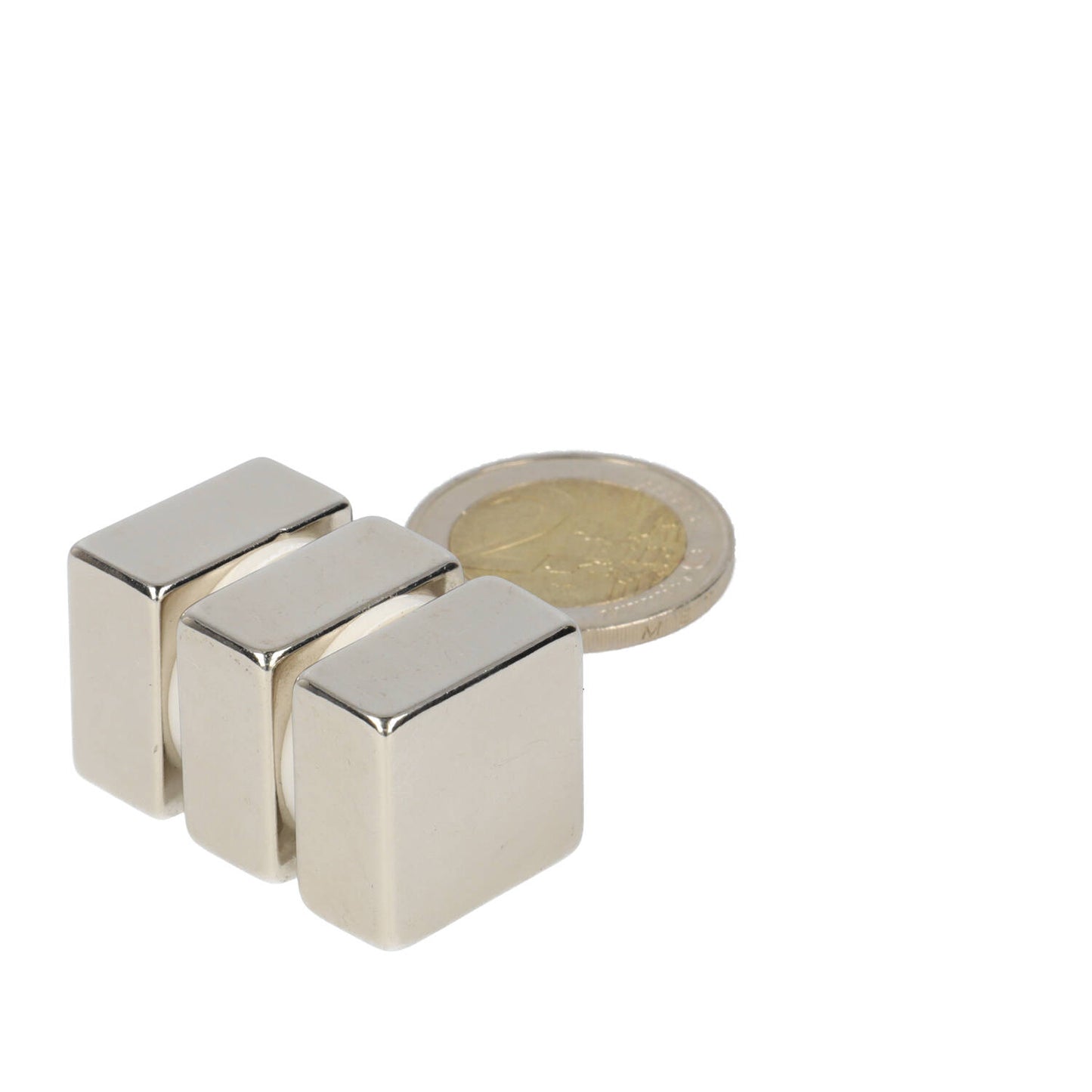 Neodymium Blokmagneet 20 x 20 x 10 mm N48 NiCuNi