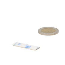 Neodymium Blokmagneet 30 x 10 x 1 mm N45 zelfklevend NiCuNi