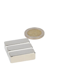 Neodymium Blokmagneet 20 x 10 x 10 mm N40 NicuNi