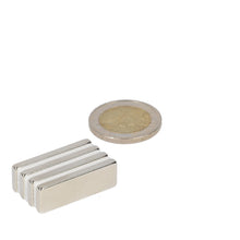 Neodymium Blokmagneet 30 x 10 x 3 mm N45 NiCuNi