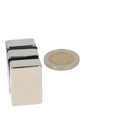 Neodymium Blokmagneet 30 x 20 x 10 mm N45 NiCuNi
