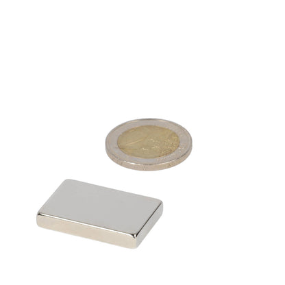 Neodymium Blokmagneet 30 x 20 x 5 mm N45 NiCuNi
