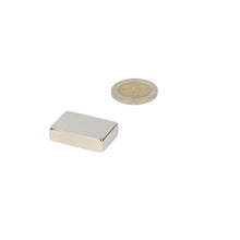 Neodymium Blokmagneet 30 x 20 x 8 mm N48 NiCuNi