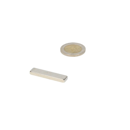 Neodymium Blokmagneet 36 x 8 x 4 mm N45 NiCuNi