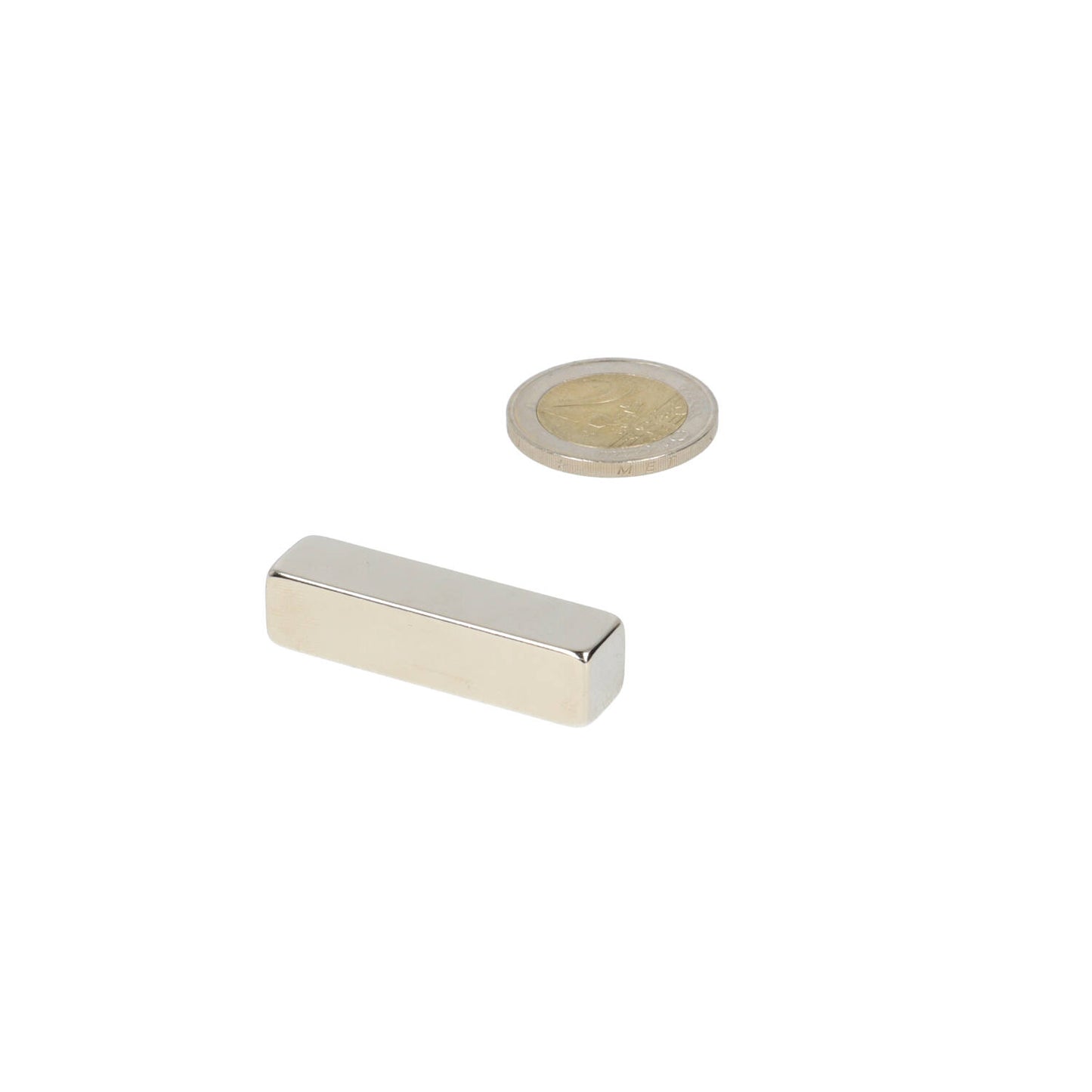 Neodymium Blokmagneet 40 x 10 x 10 mm N45 NiCuNi