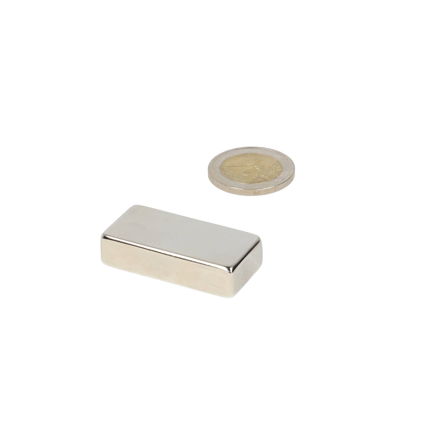 Neodymium Blokmagneet 40 x 20 x 10 mm N45 NiCuNi