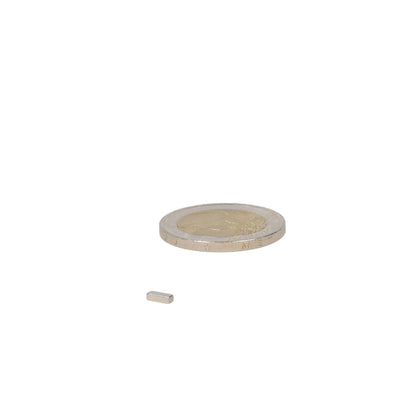 Neodymium Blokmagneet 5 x 2 x 1,5 mm N45 NiCuNi