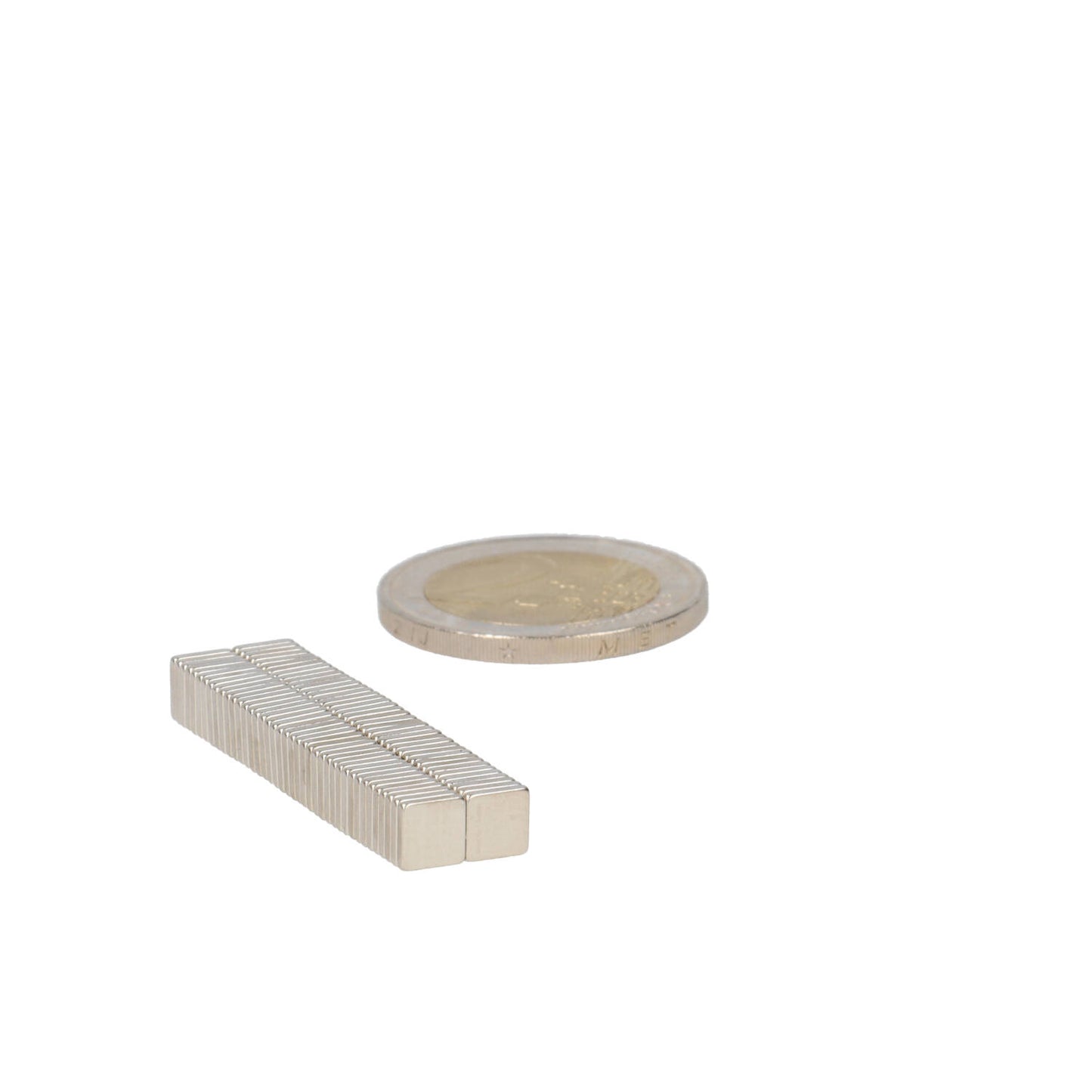 Neodymium Blokmagneet 5 x 5 x 1 mm N50 NiCuNi