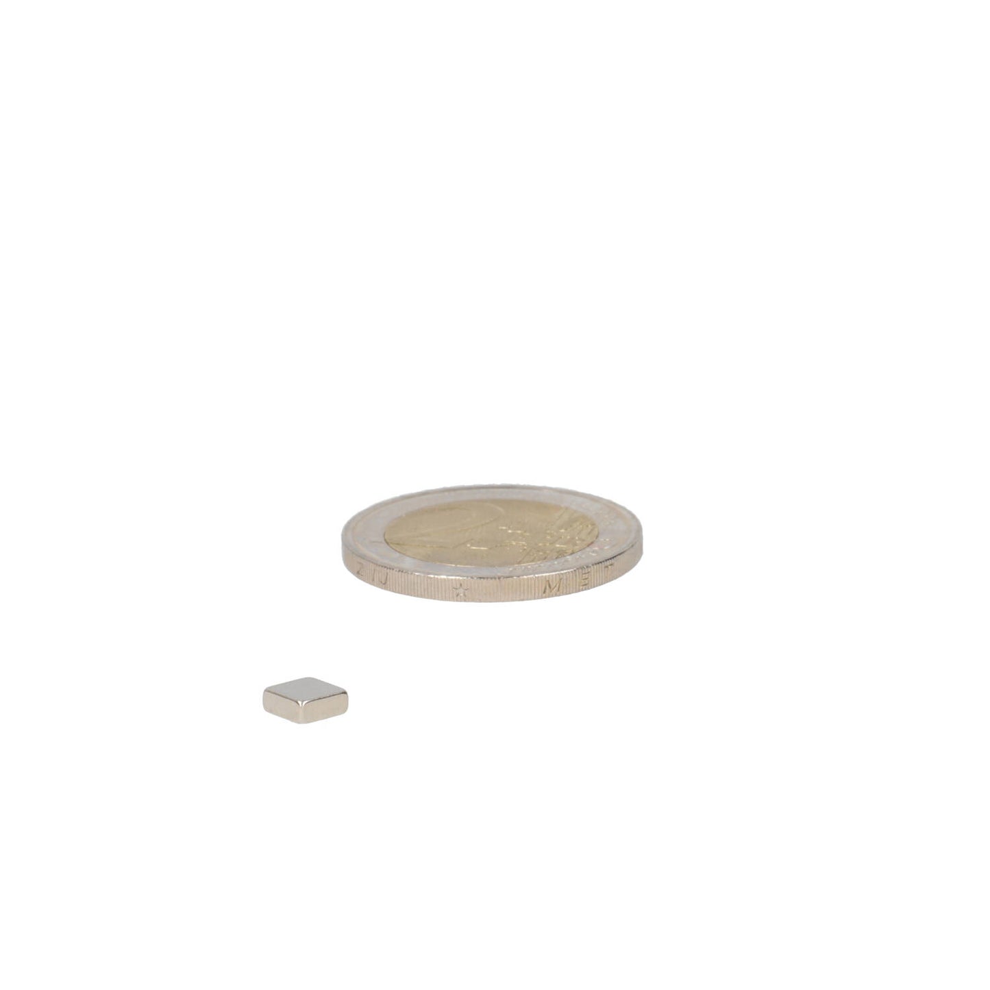 Neodymium Blokmagneet 5 x 5 x 2 mm N50 NiCuNi