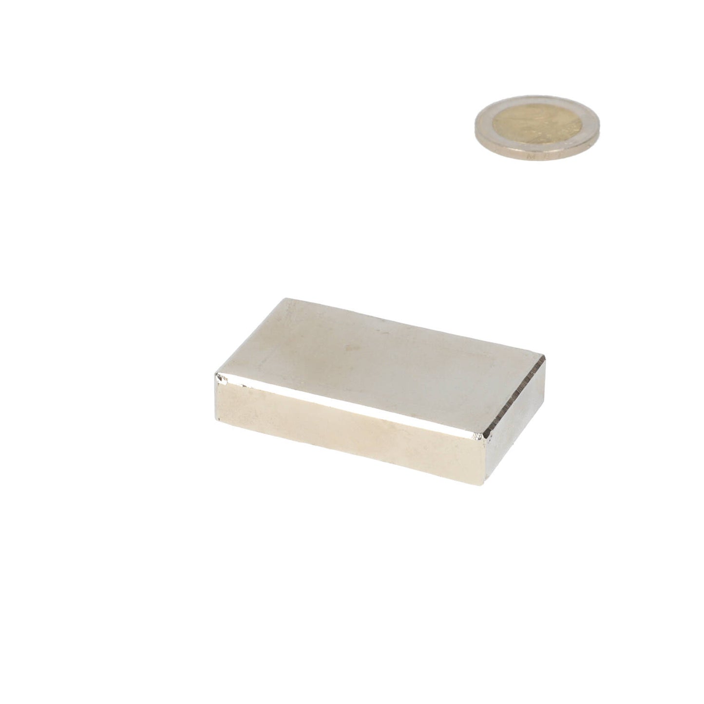 Neodymium Blokmagneet 50 x 25 x 10 mm N45 NiCuNi