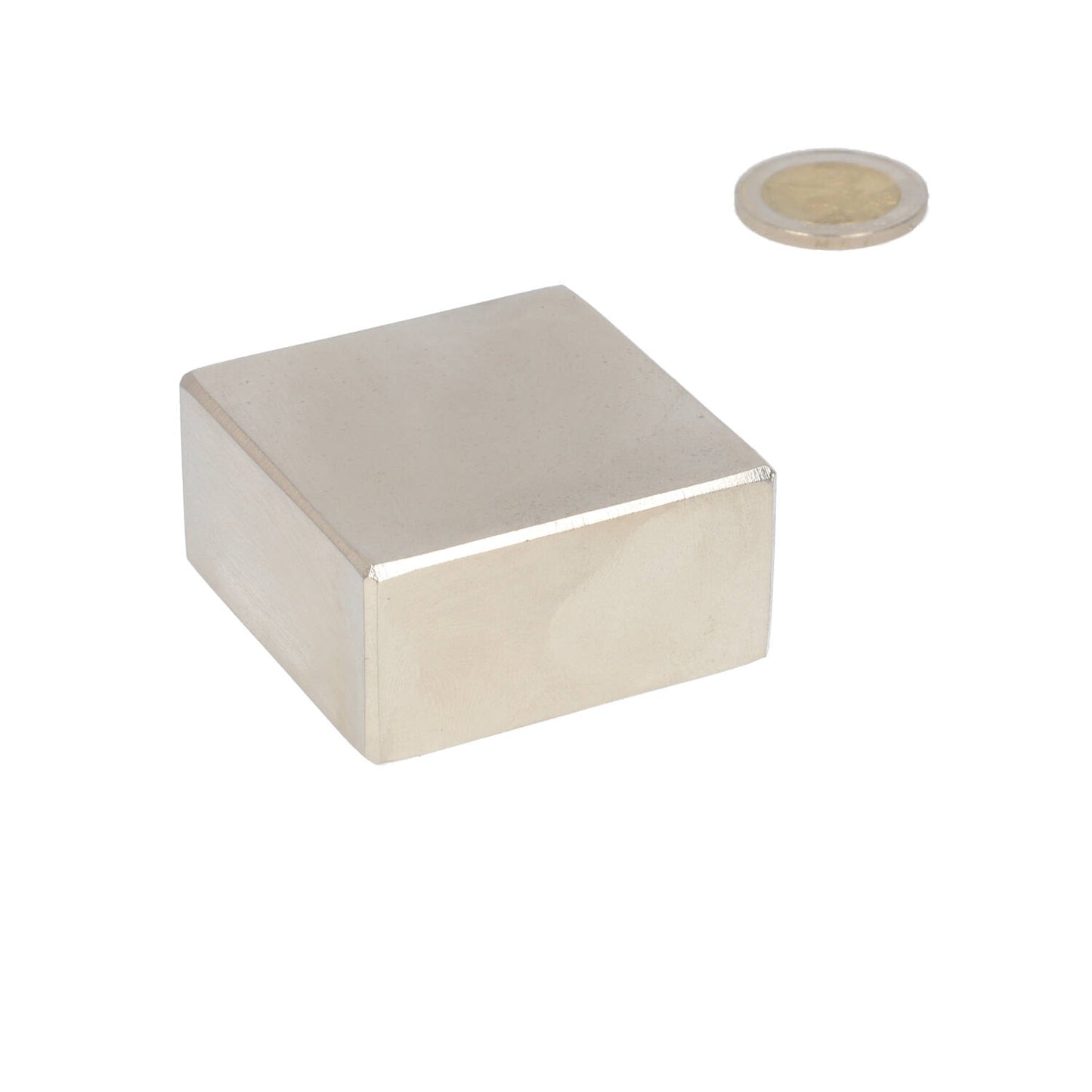 Neodymium Blokmagneet 50 x 50 x 25 mm N50 NiCuNi