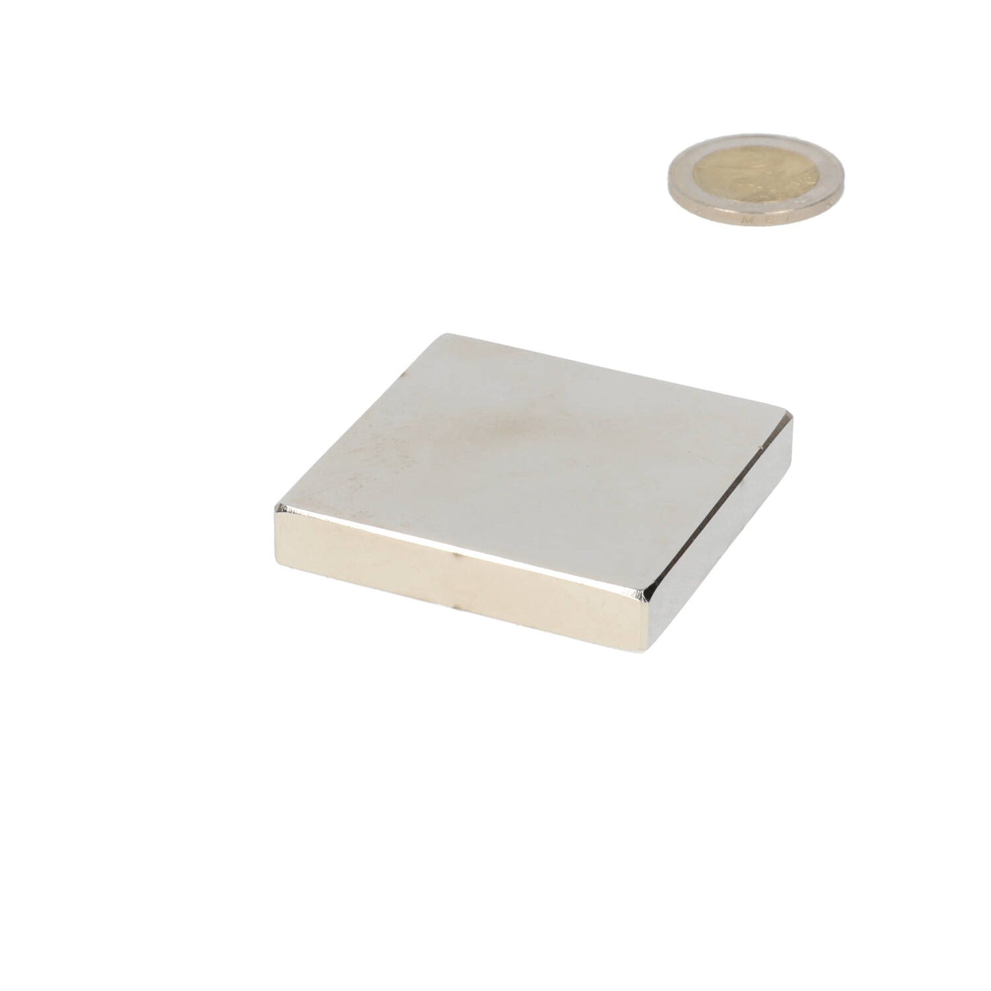 Neodymium Blokmagneet 50 x 50 x 9 mm N50 NiCuNi