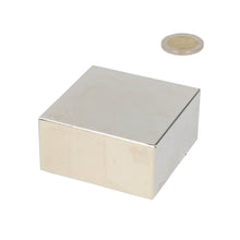 Neodymium Blokmagneet 60 x 60 x 30 mm N50 NiCuNi