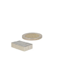 Neodymium Blokmagneet 7 x 6 x 2 mm N48 NiCuNi