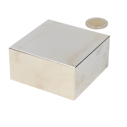Neodymium Blokmagneet 70 x 70 x 35 mm N50 NiCuNi