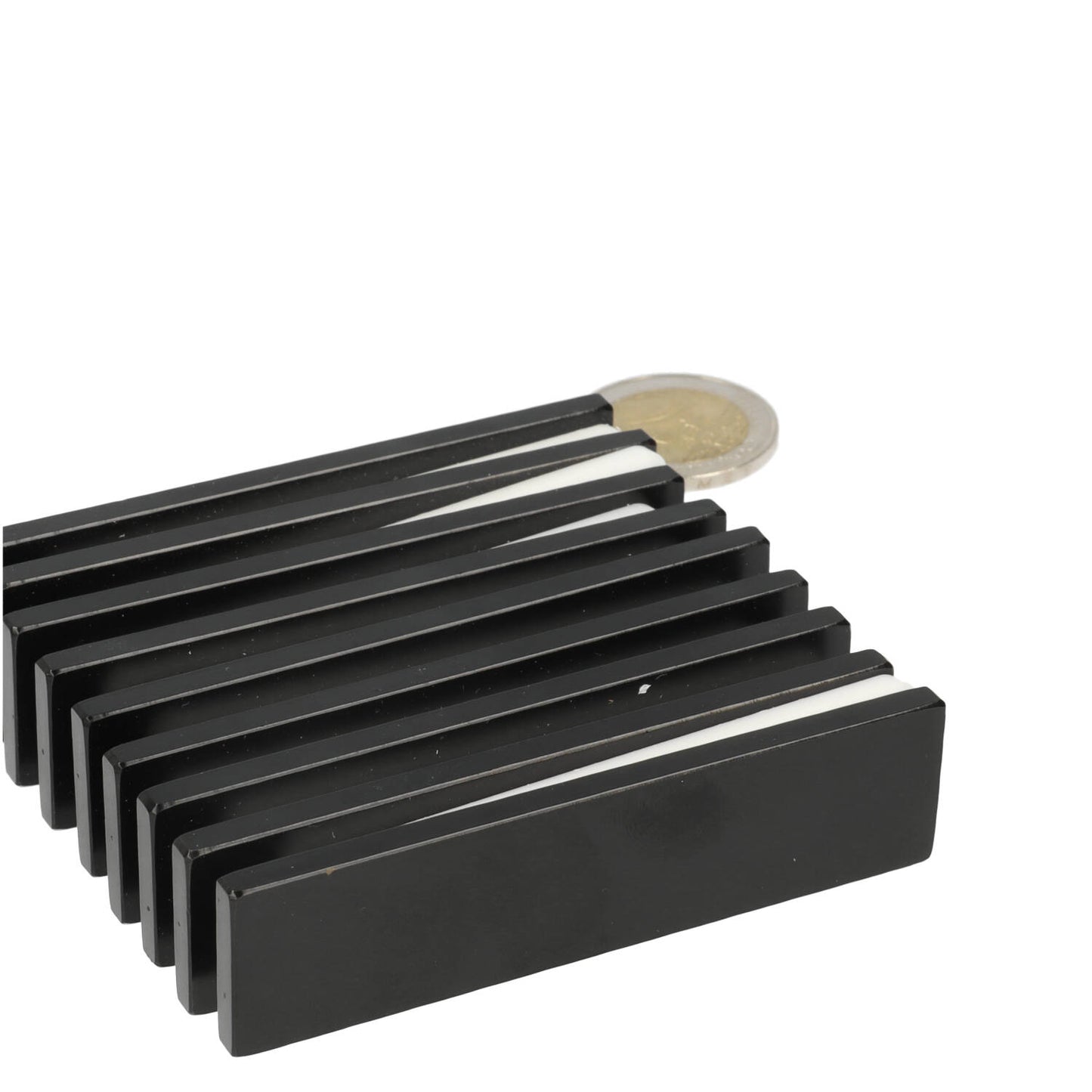 Neodymium Blokmagneet 80 x 20 x 3,9 mm N35 Epoxy