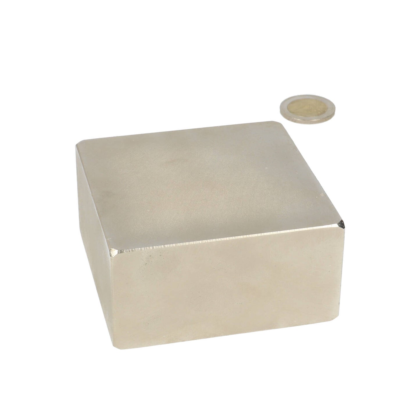 Neodymium Blokmagneet 80 x 80 x 40 mm N50 NiCuNi