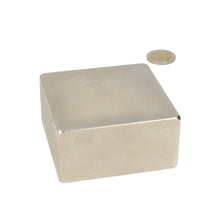 Neodymium Blokmagneet 80 x 80 x 40 mm N50 NiCuNi