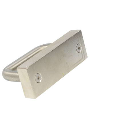 Neodymium Blokmagneet met RVS greep 85 x 30 x 12 mm N50