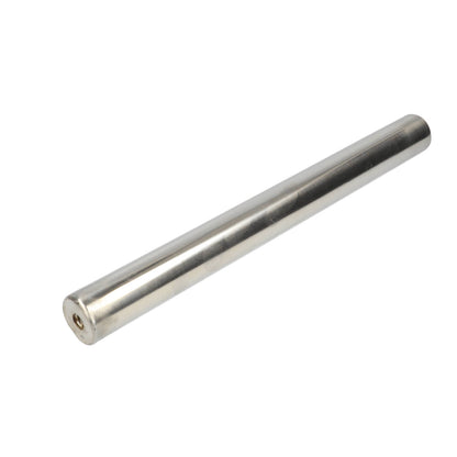 Filtermagneet Neodymium RVS Ø25 × 150 mm N42 diametraal 2× binnendraad M8 Coating NiCuNi