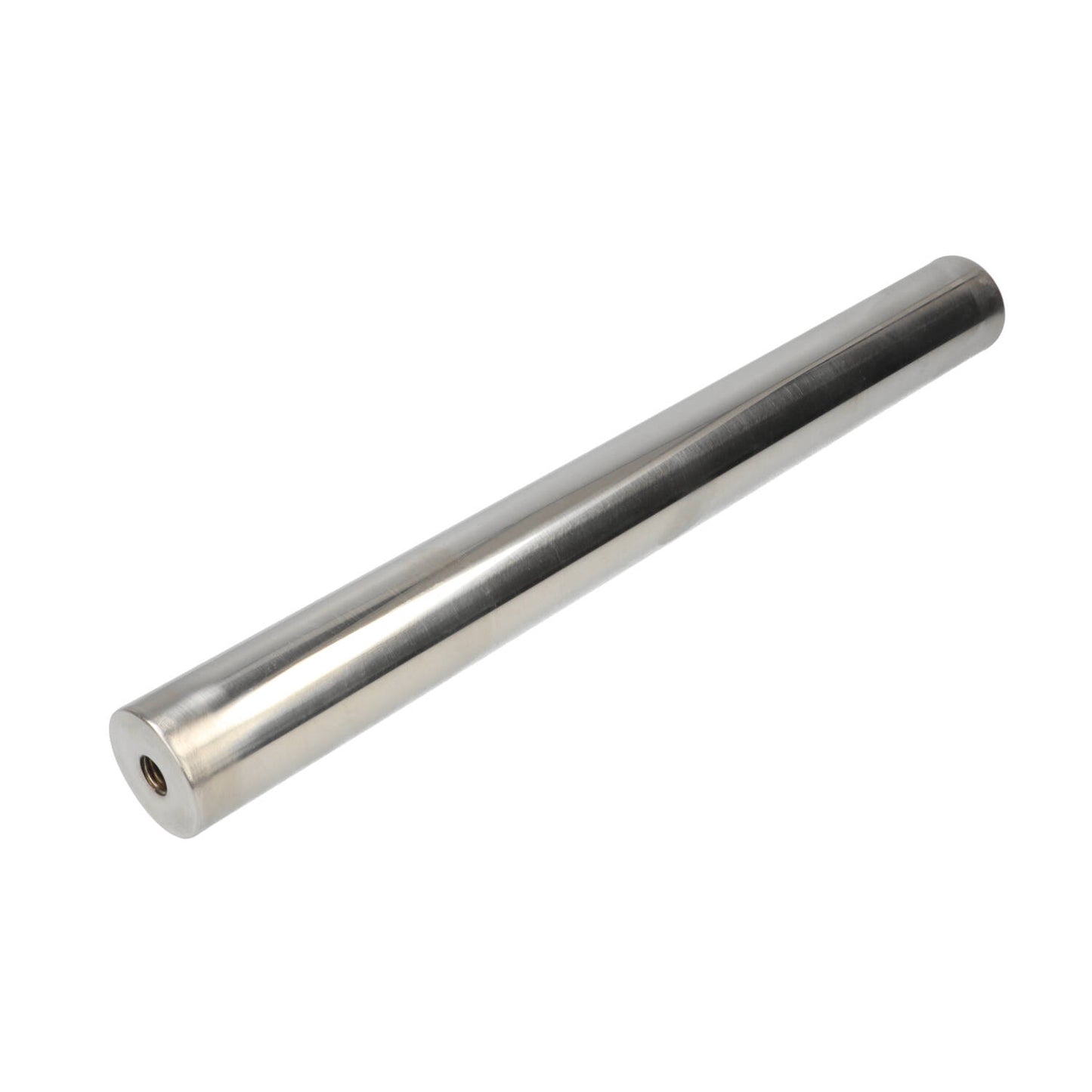 Filtermagneet Neodymium RVS Ø32 × 300 mm N42 diametraal 2× binnendraad M10 Coating NiCuNi