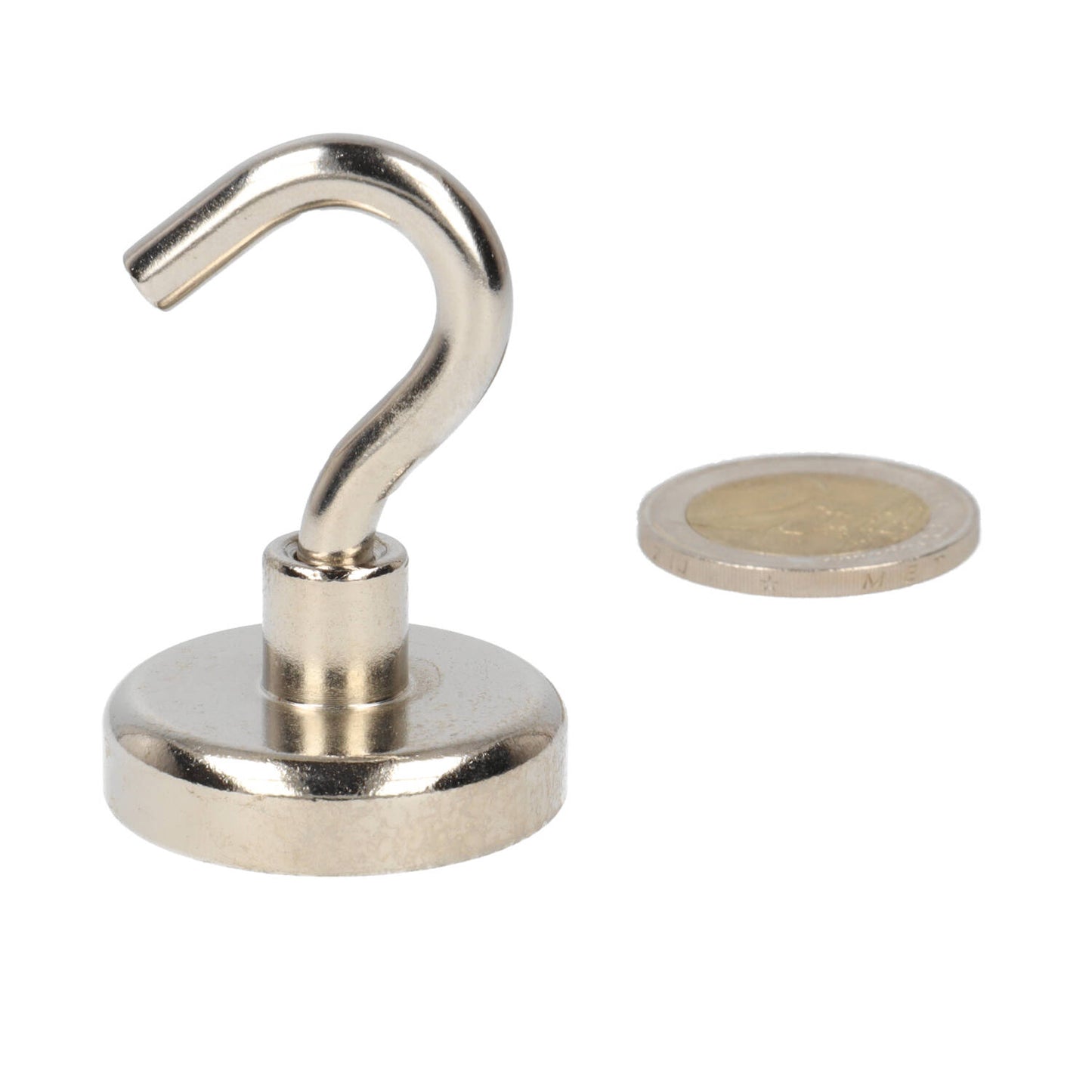 Haakmagneet 32x10x9 mm Neodymium N40 met stalen behuizing