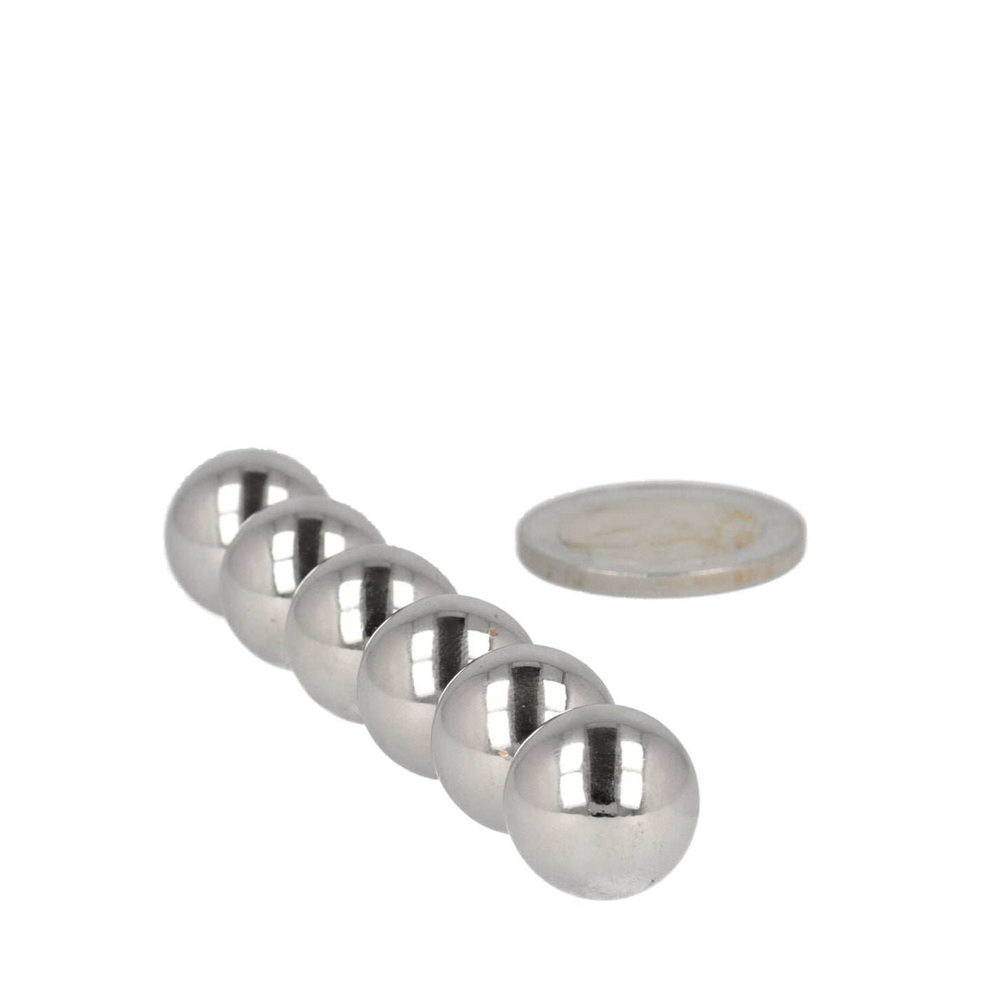 Neodymium Kogelmagneet Ø15 mm N48 NiCuNi