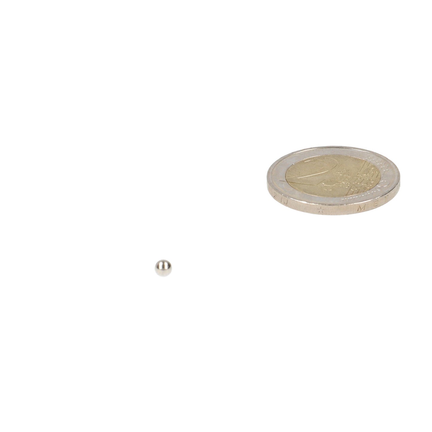 Neodymium Kogelmagneet Ø3,175 mm N48 NiCuNi