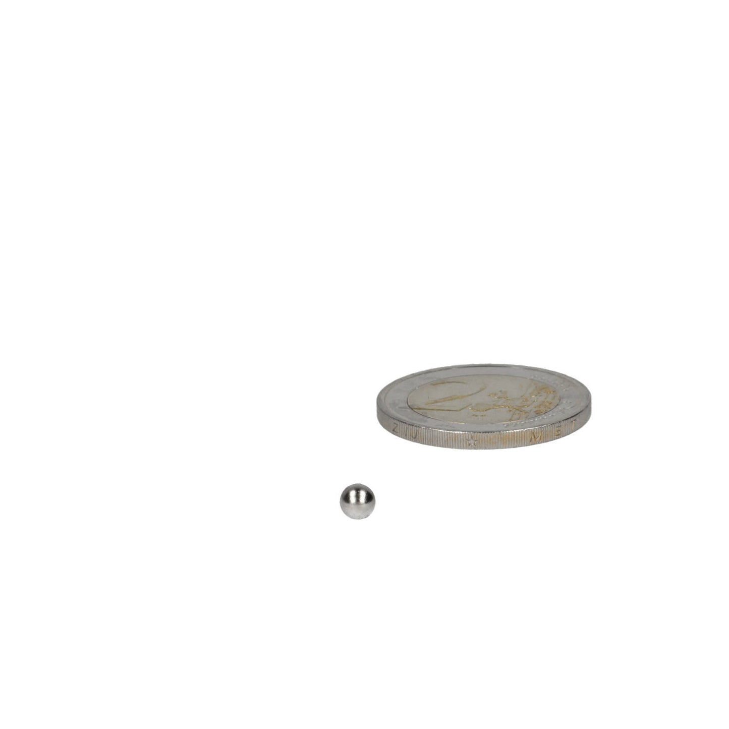 Neodymium Kogelmagneet Ø4 mm N48 NiCuNi