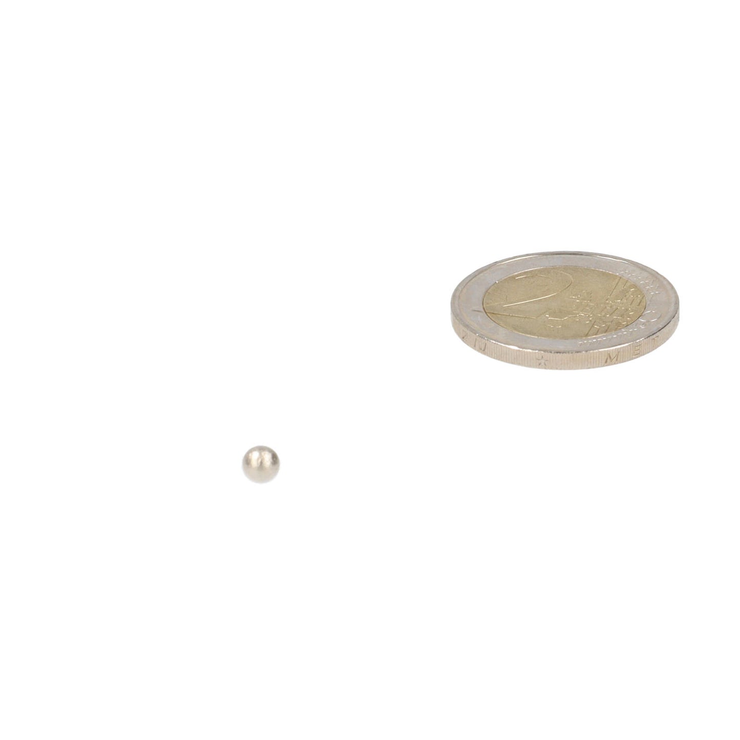 Neodymium Kogelmagneet Ø4 mm N48 NiCuNi