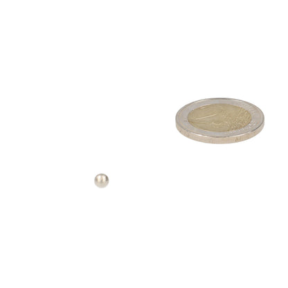 Neodymium Kogelmagneet Ø4 mm N48 NiCuNi