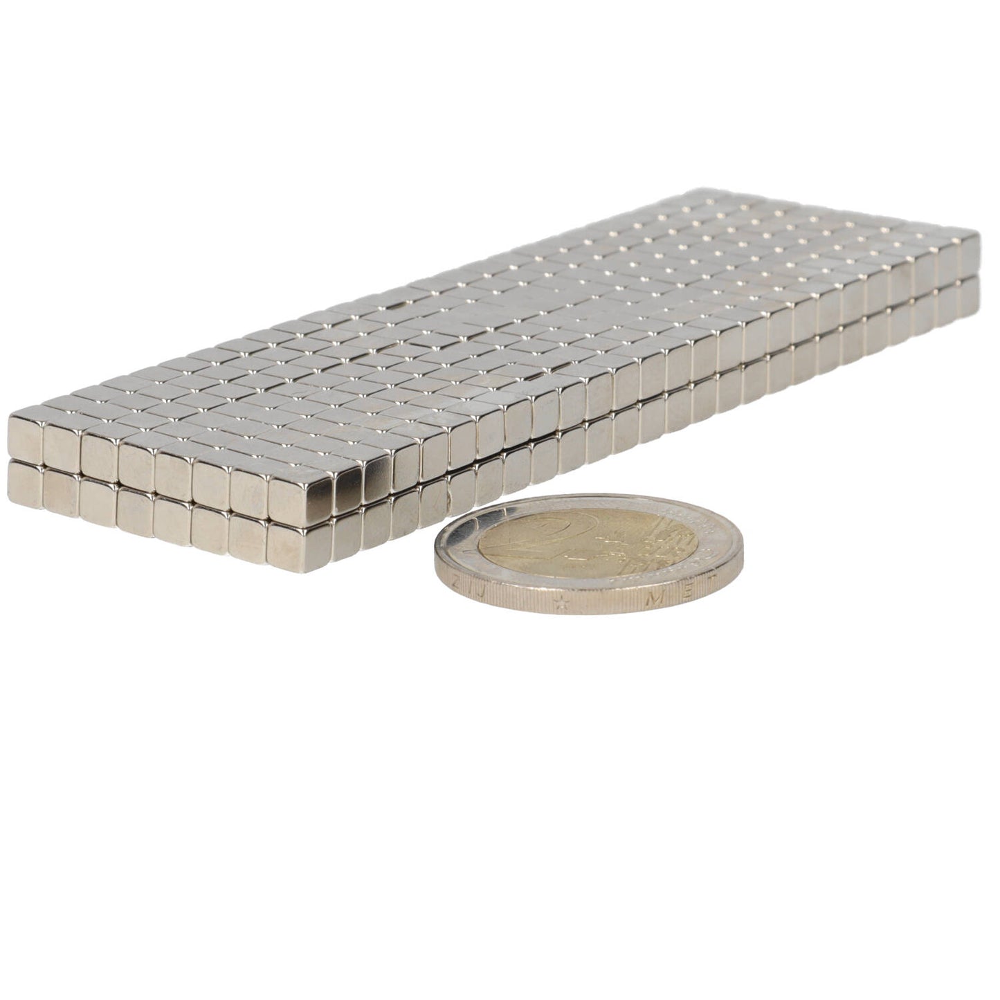 Neodymium Kubusmagneet 4 x 4 x 4 mm N45 NiCuNi