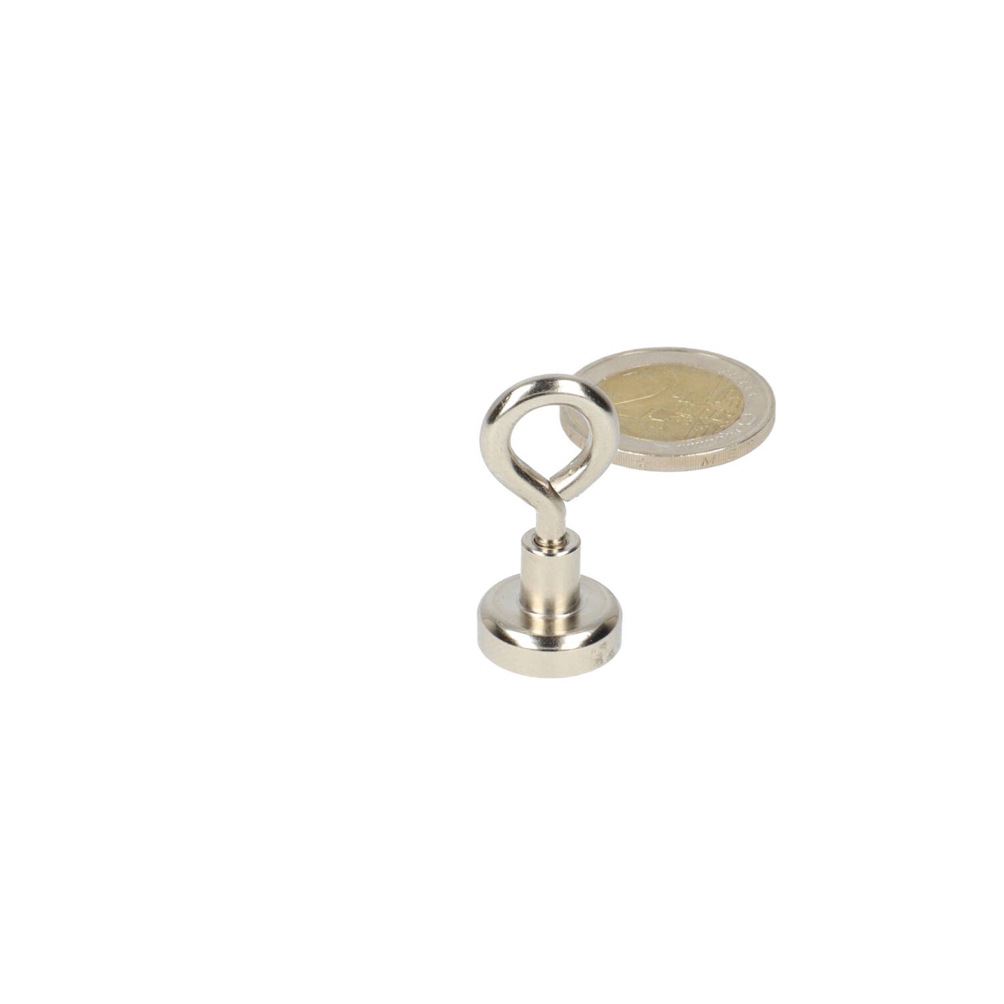 Oogboutmagneet 13x5x4,5 mm Neodymium N40 met stalen behuizing