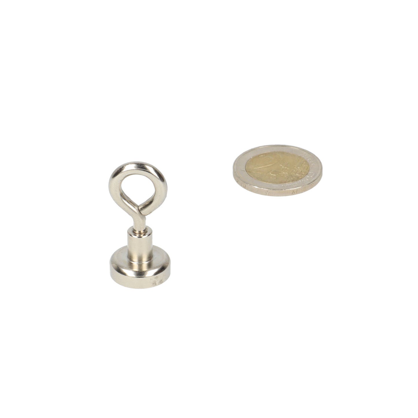 Oogboutmagneet 16x6x4,5 mm Neodymium N40 met stalen behuizing