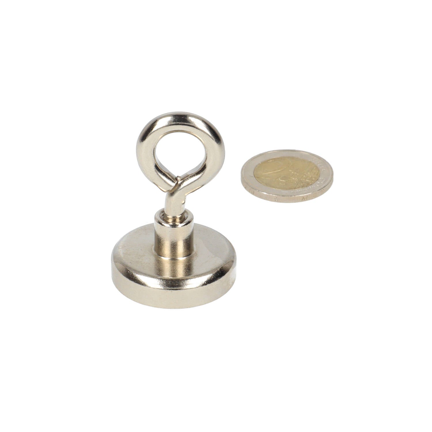 Eyebolt magnet 32x16x9 mm Neodymium N40 steel housing